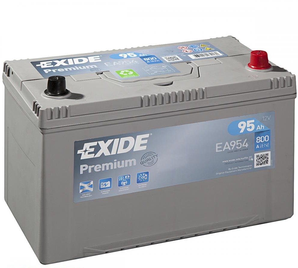 Акція на Автомобильный аккумулятор Exide 6СТ-95 АзЕ Premium EA954 від Stylus