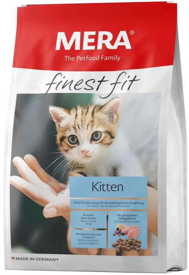 Акція на Сухой корм Mera Finest Fit Kitten для котят с птицей и лесными ягодами 10 кг (033645) від Stylus