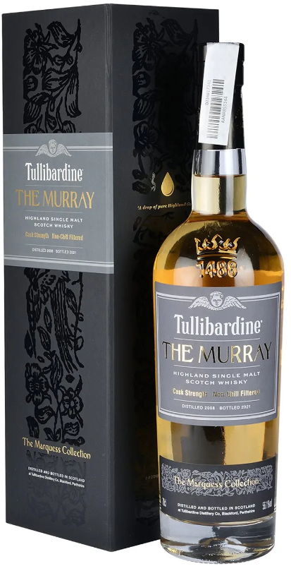 

Віскі Tullibardine The Murray 2008 Gb 56.1 % 0.7 л (BWW3508)