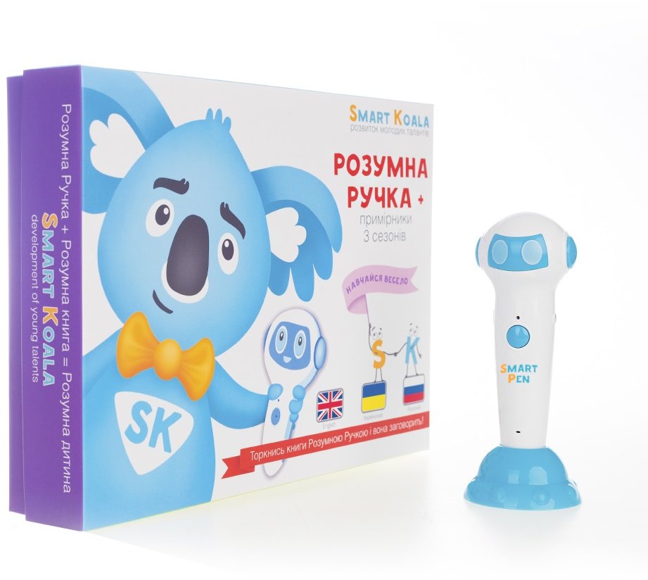 Акція на Говорящая ручка Smart Koala Стартовый набор Умная ручка (SKS0012BW) від Stylus