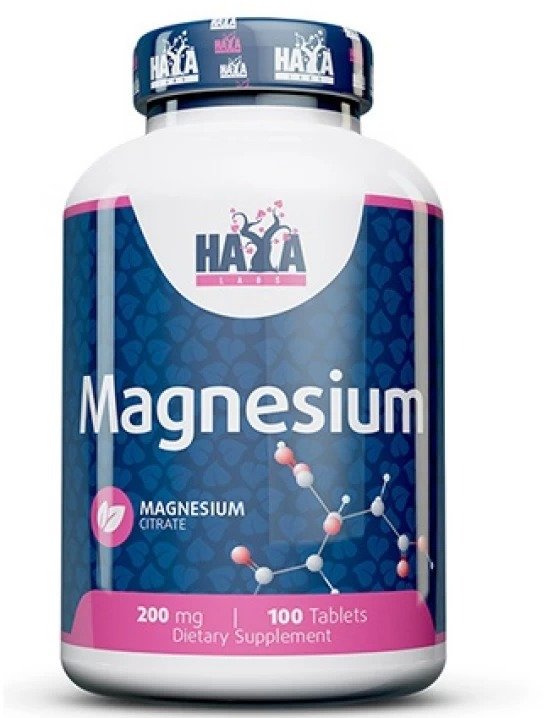 

Haya Labs Magnesium Citrate 200 mg Магній 100 таблеток