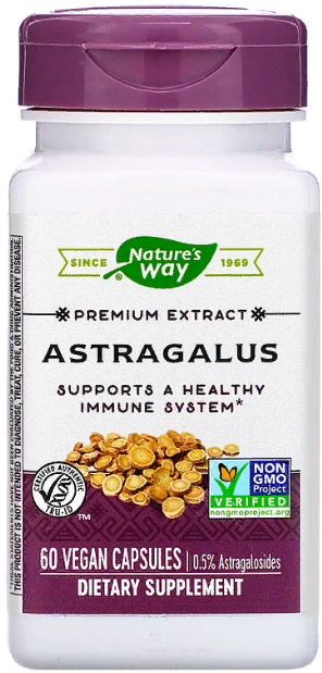 Акція на Nature's Way, Astragalus, Standardized, 60 Veg. Capsules (NWY-15383) від Stylus