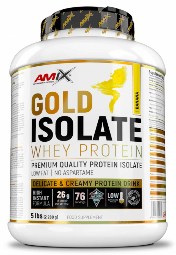 Акція на Amix Gold Whey Protein Isolate 2280 g / 76 servings / Banana від Stylus