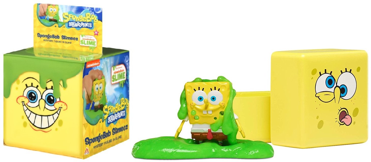 

Игровая фигурка-сюрприз SpongeBob Slime Cube ( фигурка и слайм в ассортименте) (EU690200)