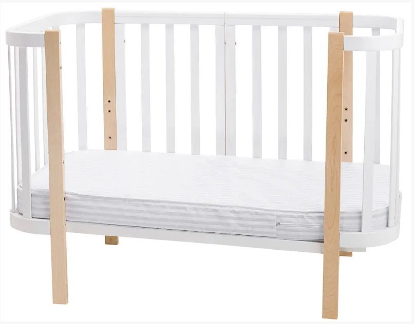 

Матрас Babyroom Oval OKPK-120 (кокос, поролон, кокос) 11 см белый