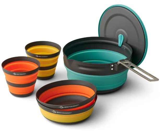 

Набор посуды Sea to Summit Frontier Ul Collapsible One Pot Cook Set w/ 2.2L Pot, на 2 персоны (STS ACK026031-122101)