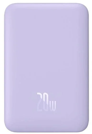 Акція на Baseus Power Bank 10000mAh Mini Magnetic Wireless 20W Purple (PPCX110105) від Stylus