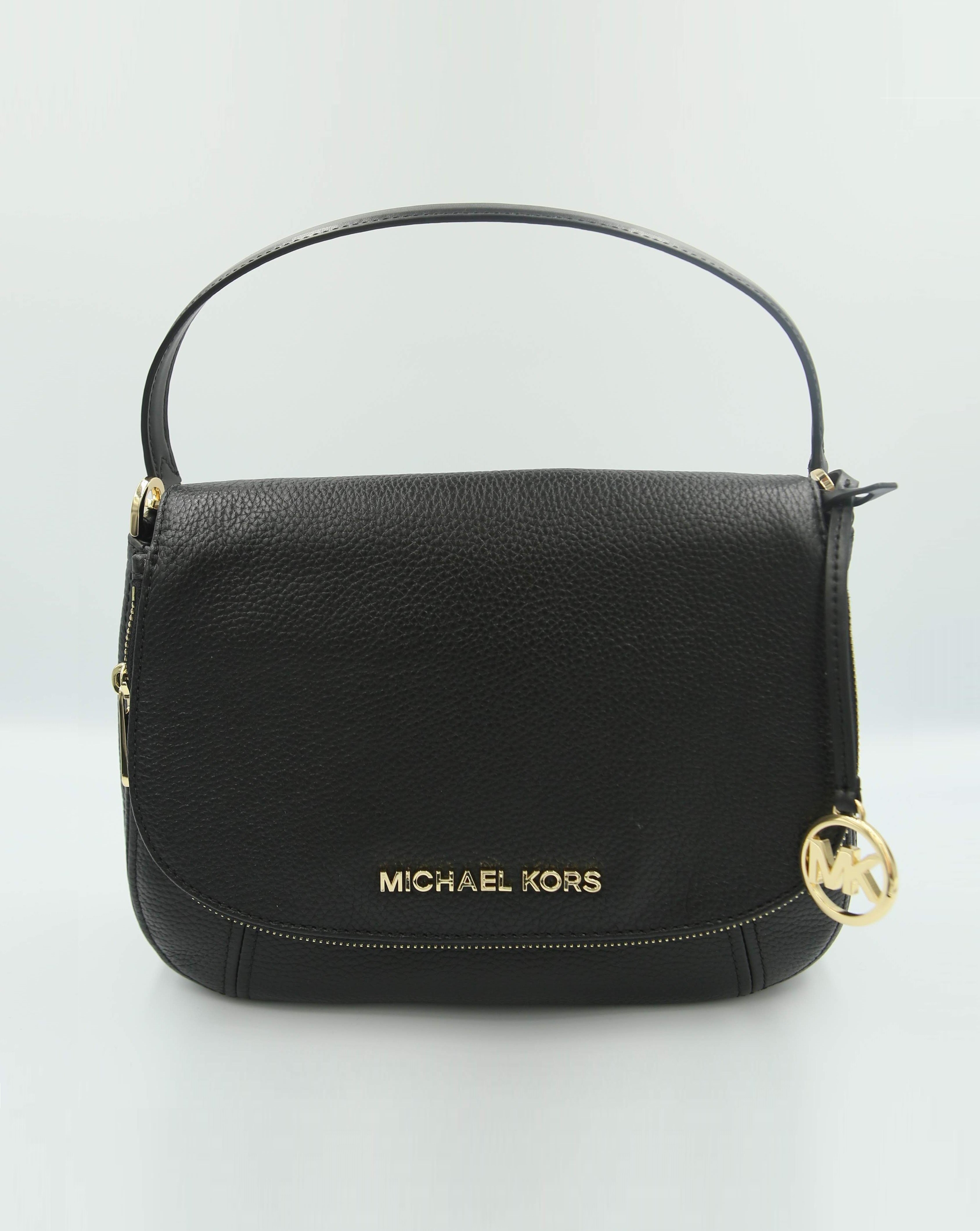 

Женская сумка почтальонка Michael Kors черная (192877701712)