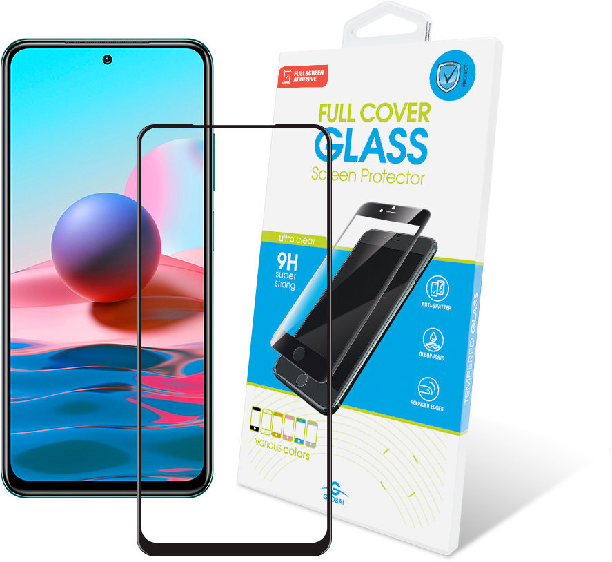 

Global Tempered Glass Full Glue Black for Xiaomi Redmi Note 10 5G