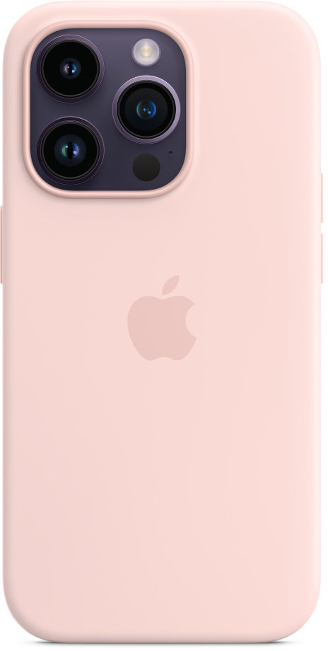 

Apple for iPhone 14 Pro Silicone Case with MagSafe Chalk Pink (MPTH3)