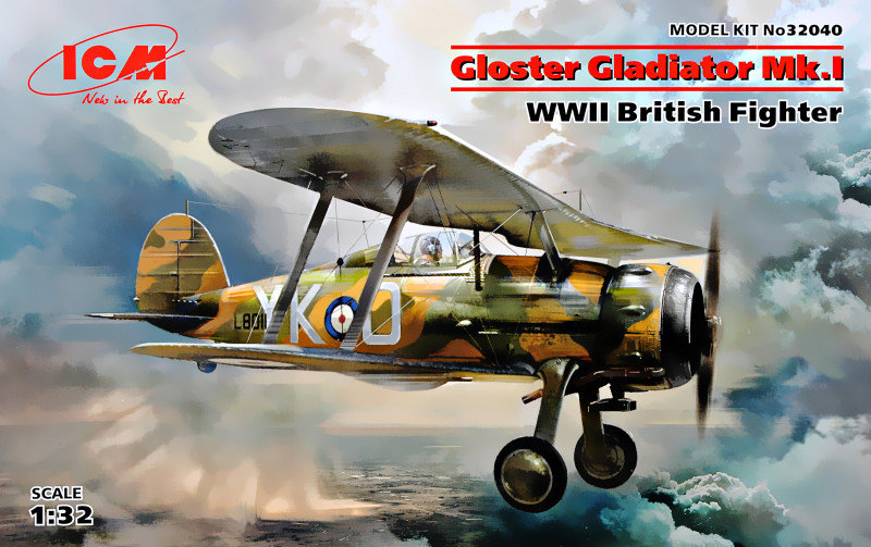 

Британский истребитель Icm Ii МВ Gloster Gladiator Mk.I