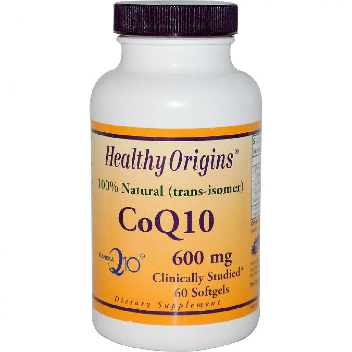 

Healthy Origins COQ10 600 mg 30 softgels