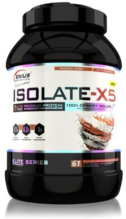 Акція на Genius Nutrition Isolate-X5 2000 g / 61 servings / Wheysquick Chocolate від Stylus