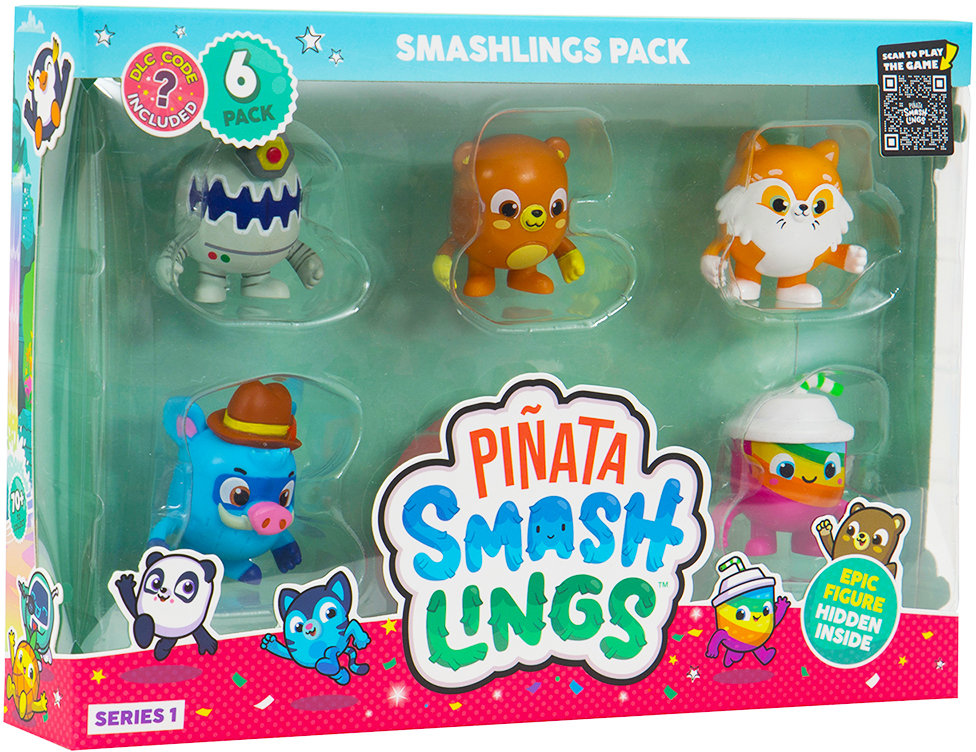 

Набор фигурок Piñata Smashlings Смешные герои, 6 фигурок, в ассортименте (SL2055)