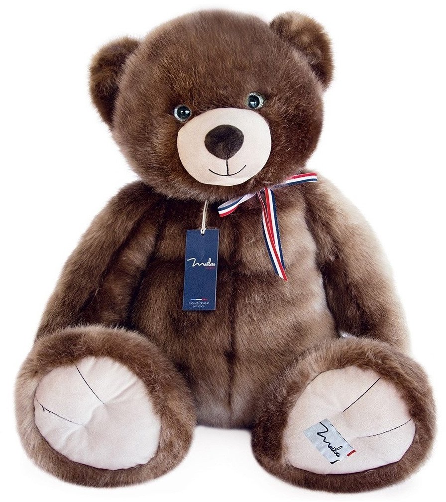 Акція на М'яка іграшка Mailou Французький ведмідь 65 см сіро-коричневий (MA0119) від Y.UA