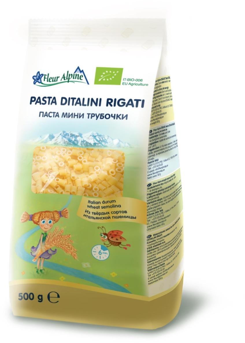 

Макароны Fleur Alpine Organic Pasta Ditalini Rigati Мини Трубочки 500 г (1584004)