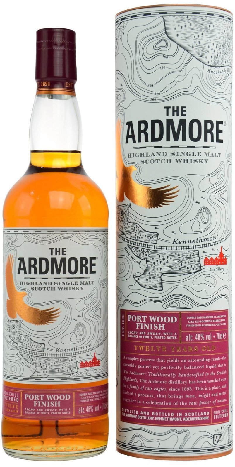 Акція на Виски односолодовый Ardmore 12 yo Single Malt 46% 0.7 л (BWR4218) від Stylus