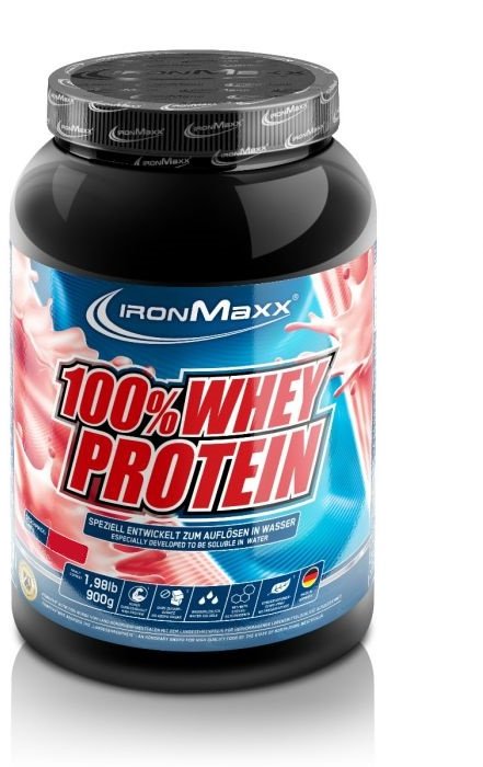 

IronMaxx 100% Whey Protein 900 g /18 servings/ Raspberry