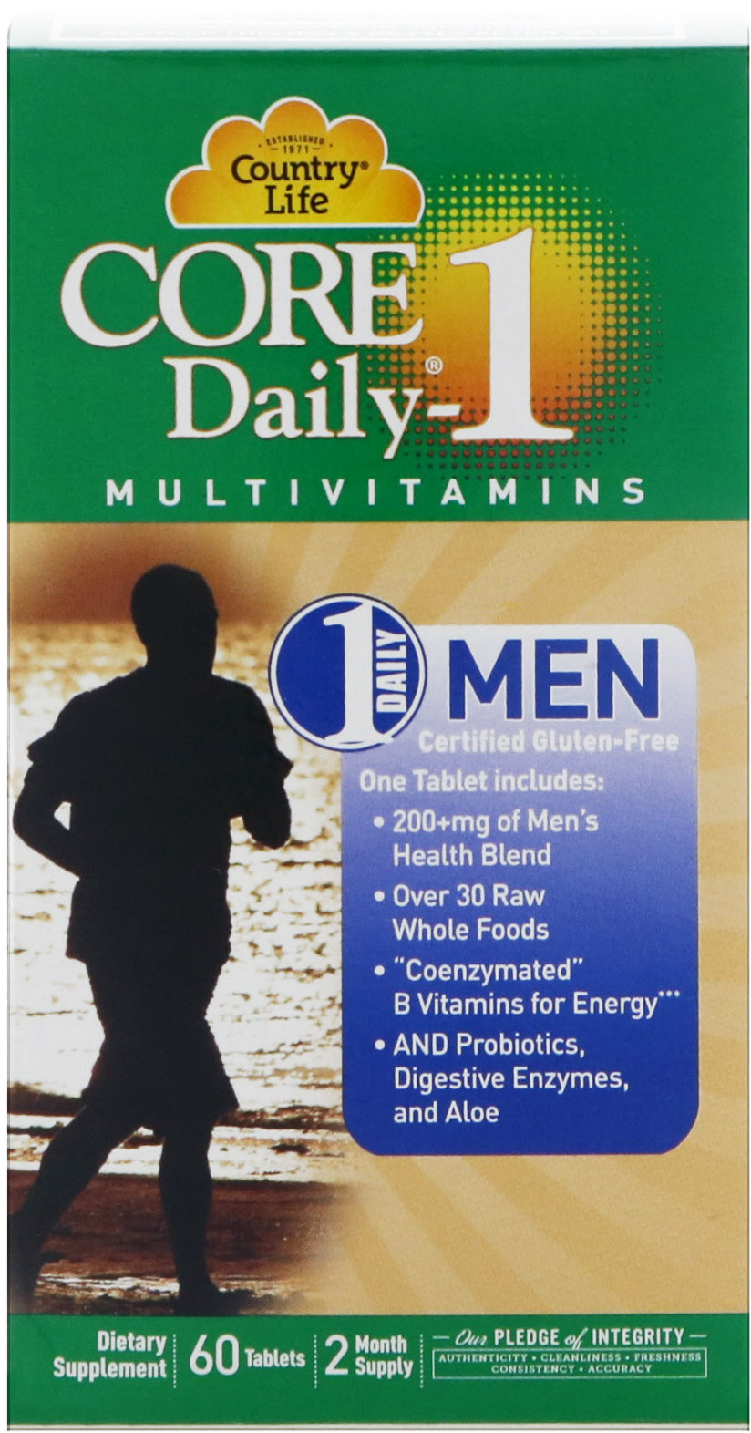 

Country Life Country Life Core Daily-1 Multivitamins Men 60 Tabs Мультивитамины для мужчин