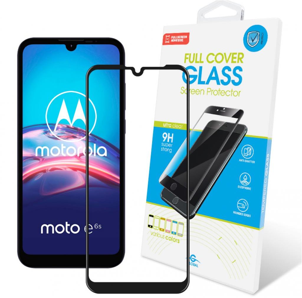 

Global Tempered Glass Full Glue Black for Motorola E6S