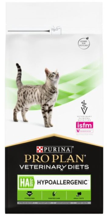 

Сухой корм для котов Pro Plan Veterinary Diets Ha Пищевые аллергии 1.3 кг (7613287597458)