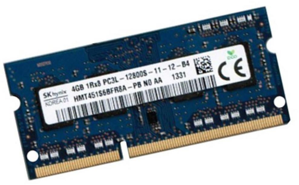 

Sk hynix 4 Gb SO-DIMM DDR3L 1600 MHz (HMT451S6BFR8A-PB)