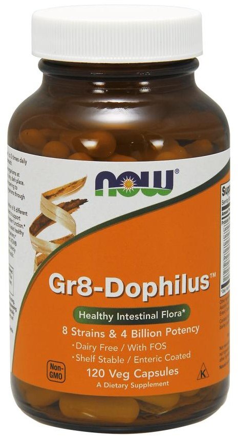 

Now Foods Gr8-Dophilus 8 billion 120 veg caps (Прибуток)