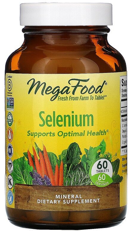 

MegaFood Selenium Селен 60 таблеток