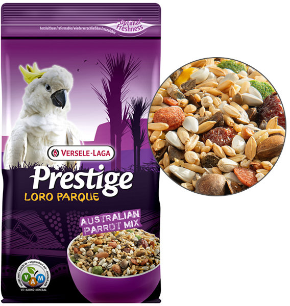 Акція на Корм Versele-Laga Prestige Premium Loro Parque Australian Parrot Mix для какаду 1 кг (222126) від Stylus