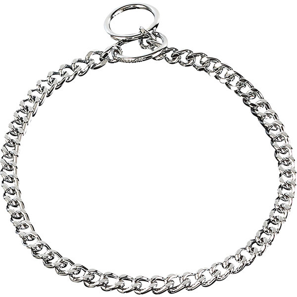 Акція на Нашийник для собак Sprenger Collar Flat Narrow Link коротка ланка 3 мм з ограновуванням хромована сталь 55 см (39741) від Y.UA