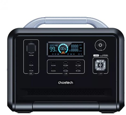 

Зарядна станція Choetech 1200W 300000mAh 960Wh Black (BS005)