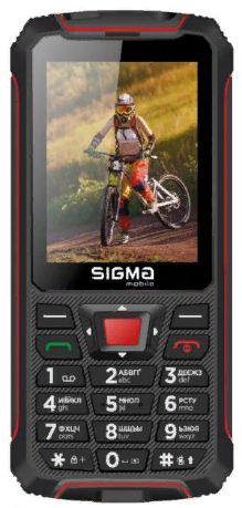 Акція на Sigma mobile X-treme PR68 Black-red (UA UCRF) від Y.UA