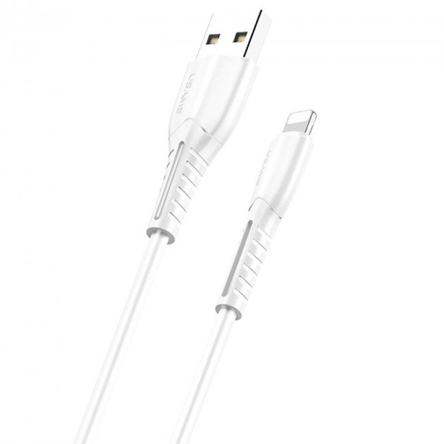 Акція на Usams Usb Cable to Lightning 1m White (US-SJ364) від Y.UA