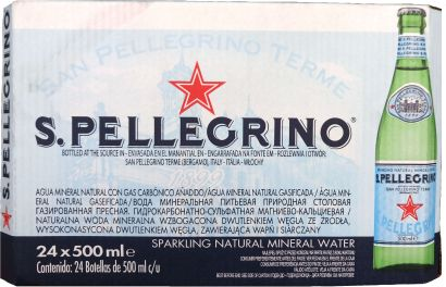 

Упаковка мінеральної води S.Pellegrino газованої 24х0.5 л скло (8002270000317_24)