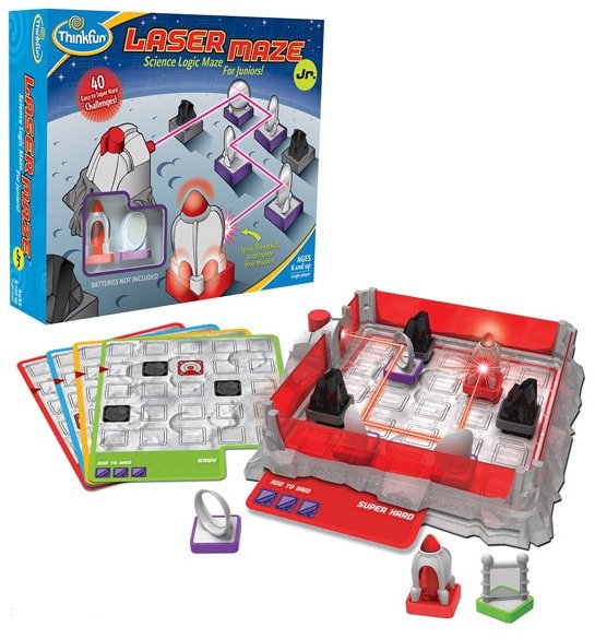 Акція на Гра-головоломка Лазерний лабіринт Джуніор ThinkFun Laser-Maze-Jr від Y.UA