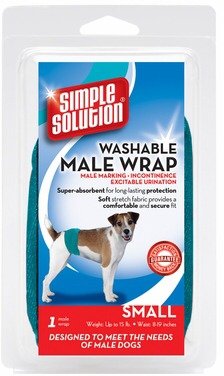 Акція на Гігієнічна підкладка-протектор Simple Solution Ss Washable Male Wrap Small для собак маленька (ss11240) від Y.UA