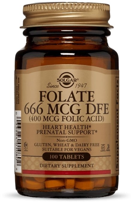 

Solgar Folic Acid 400 mcg 100 Tablets