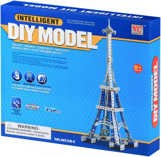 

Металлический конструктор Same Toy Inteligent Diy Model Эйфелева башня 352 эл (WC58CUt)
