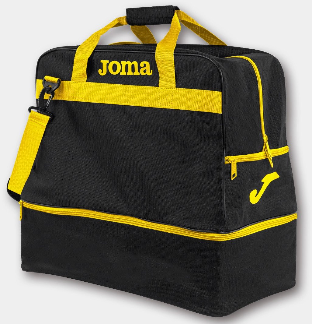 Акція на Сумка Joma Training Iii Large черно-желтая Уни 48х49х29см (400007.109) від Stylus