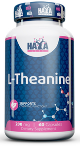 Акція на Haya Labs L-Theanine 200 мг Теанин 60 капсул від Stylus