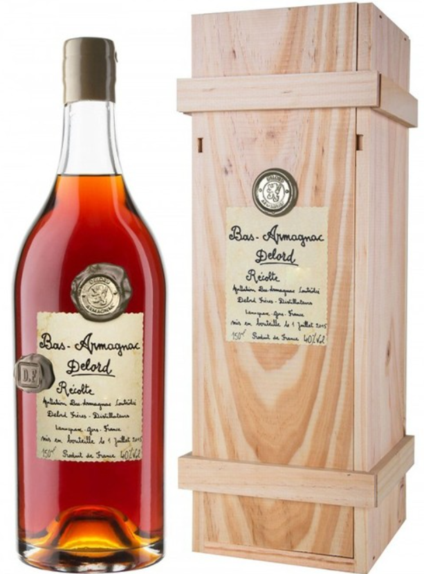 

Арманьяк Delord Bas-Armagnac 1963 gift box 40 % 0.7 л (WHS3324113719633)