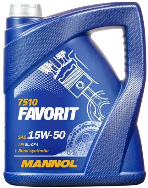 Акція на Моторное масло Mannol Favorit 15W-50, 5л (MN7510-5) від Stylus