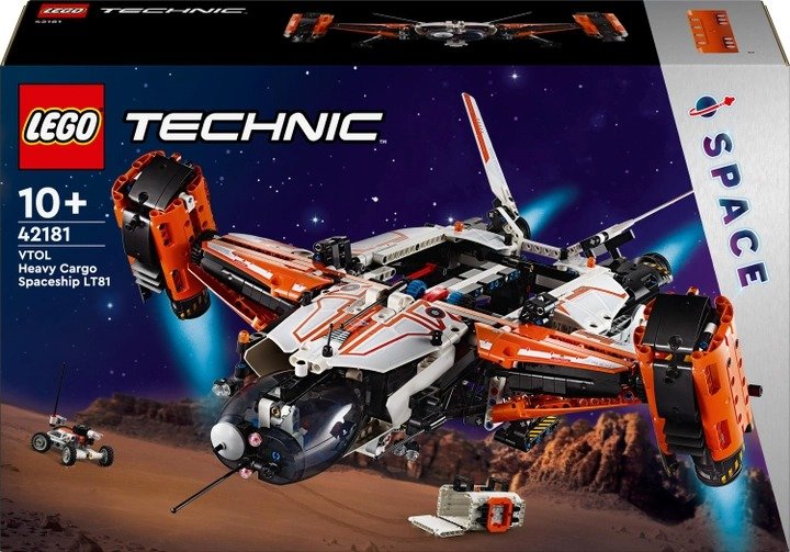 Акція на Конструктор Lego Technic Грузовой космический корабль Vtol LT81 1365 деталей (42181) від Stylus