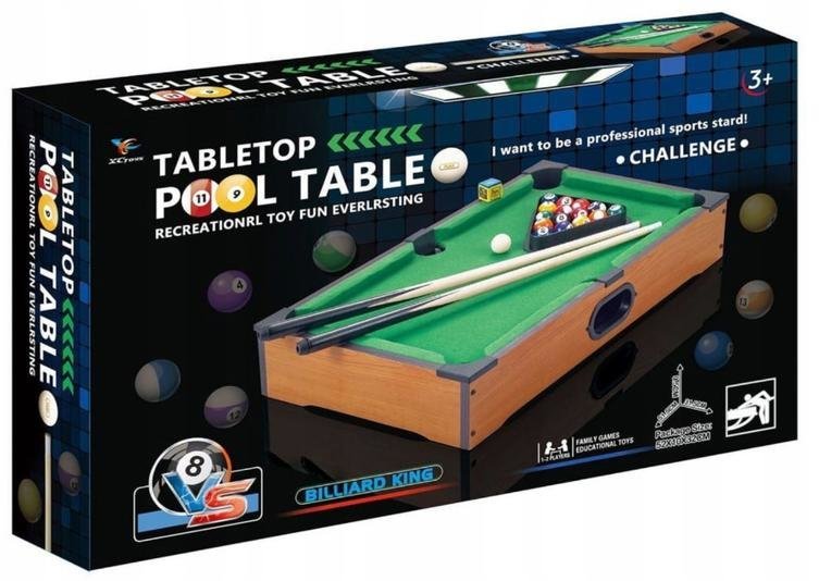 

Бильярд детский Mic Pool Table 51x31 см (2382)