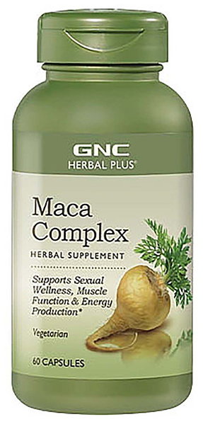 

Gnc Herbal Plus Maca Complex Комплекс з коренем Маки 60 капсул