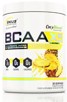 

Genius Nutrition BCAA-X5 360 g / 30 servings / Pineapple