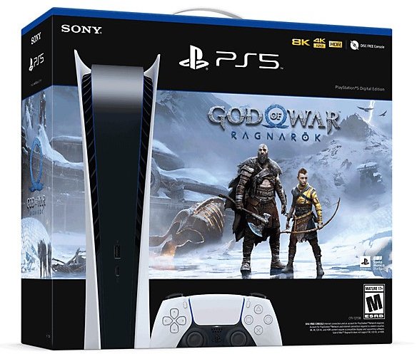 Акція на PlayStation 5 Digital Edition 825GB God of War Ragnarok від Stylus