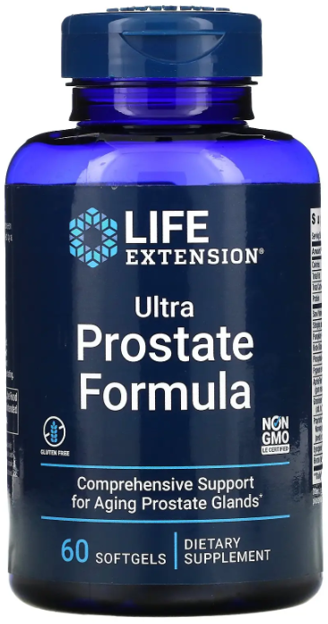 

Life Extension Ultra Prostate Formula Ультра натуральная простата 60 капсул