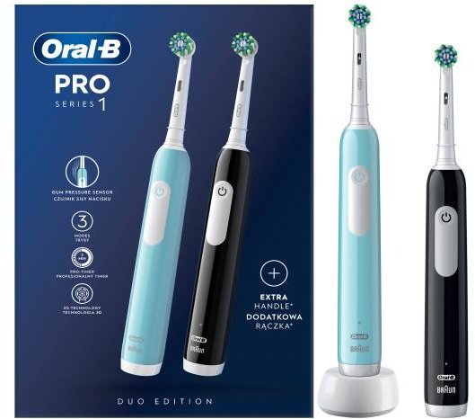 Акція на Oral-B Pro Series 1 Duo Black&Blue від Stylus