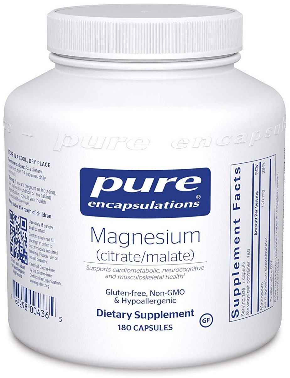 Акція на Pure Encapsulations Magnesium Citrate/Malate 180 caps (PE-00436) від Stylus